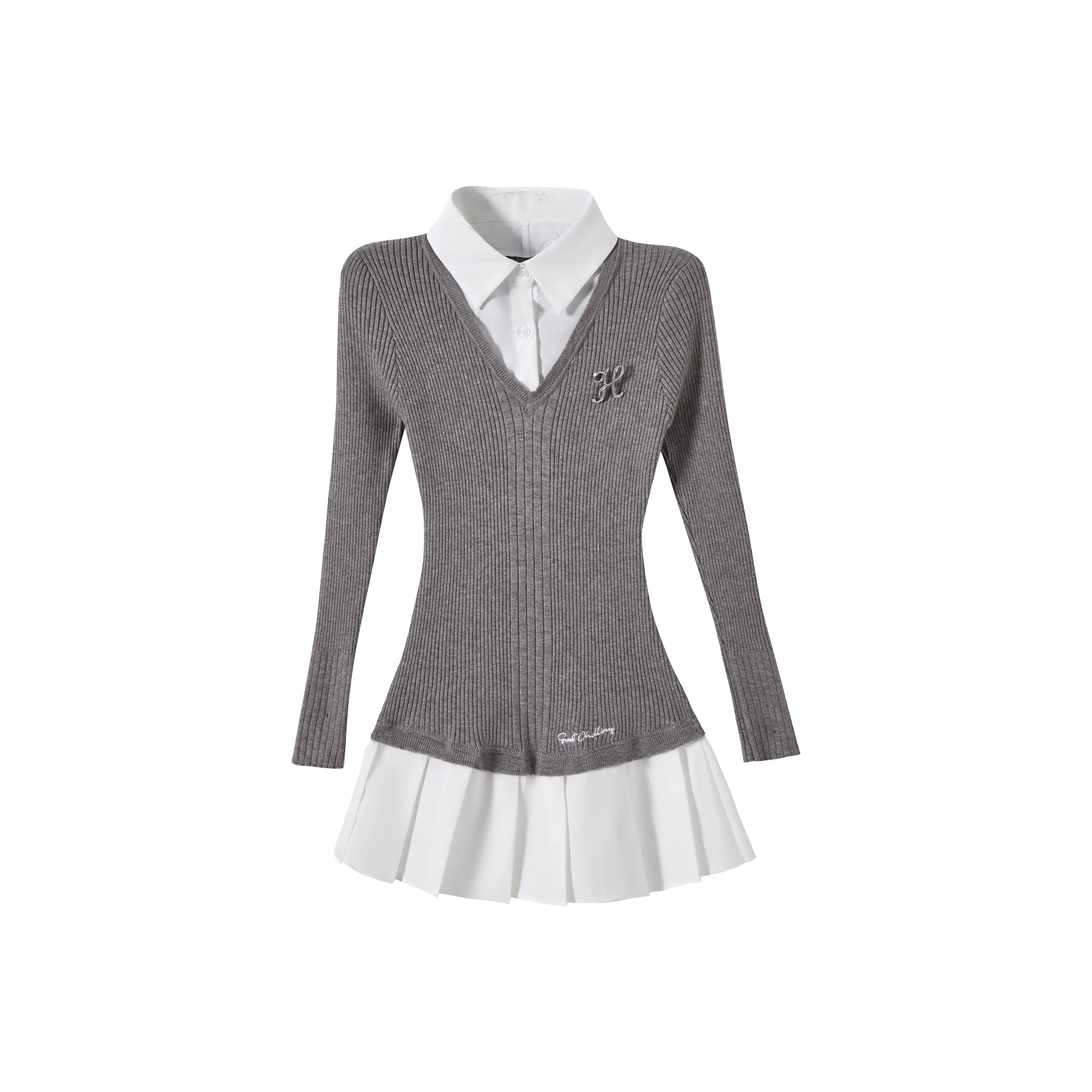 KAZAN Длинное платье с длинными рукавами женское