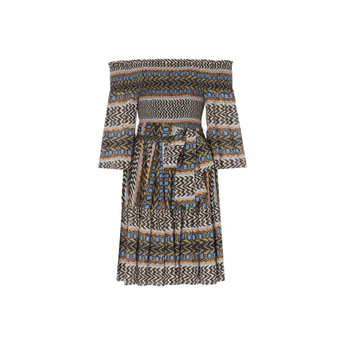 Temperley London Кедровый Коричневый Женские Длинные Платья с Рукавами