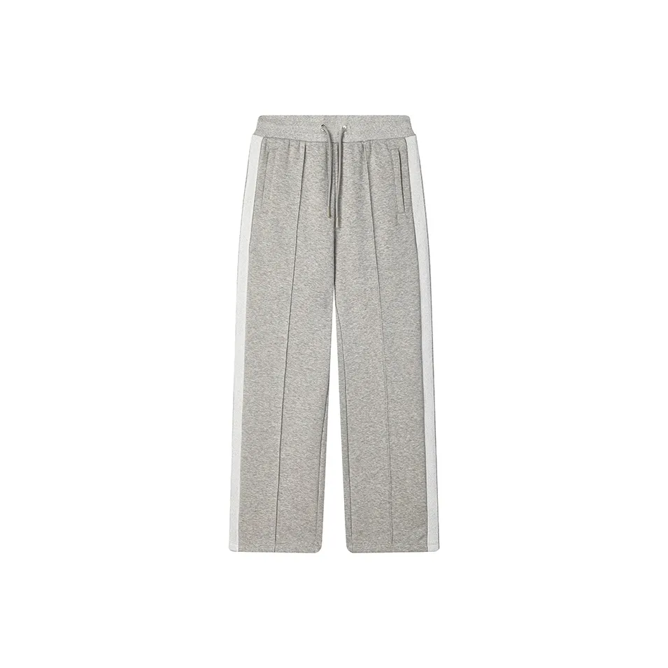 FILA MILANO Italian Luxury Sports Collection Knitted Sweatpants Women's Fresh Heather Gray