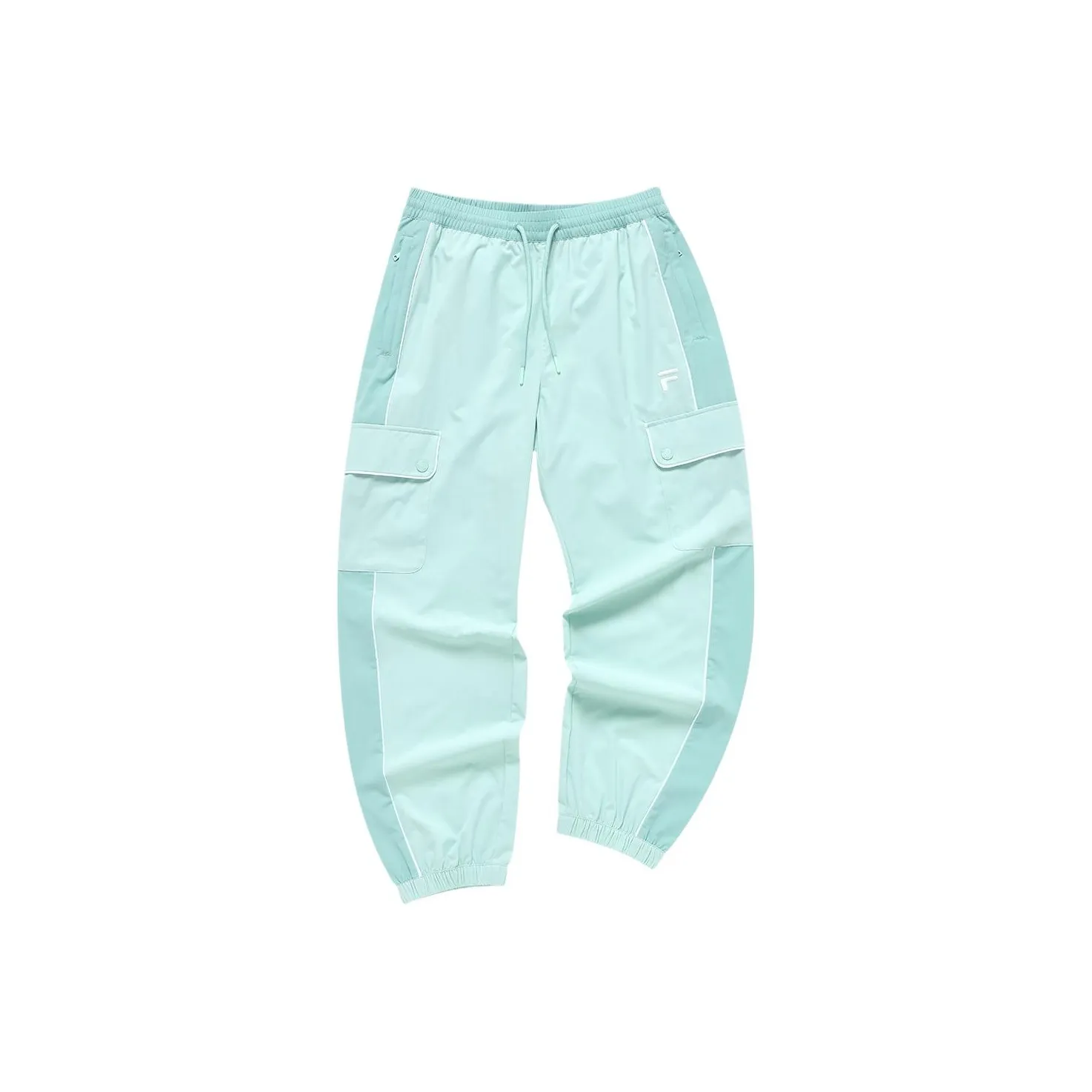 FILA FUSION Вязаные тренировочные брюки женские кремовый серый зеленый