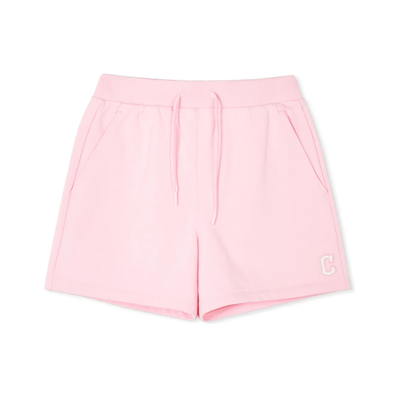 MLB SS23 Heart Series Cleveland Indians Casual Shorts Women's Light Pink