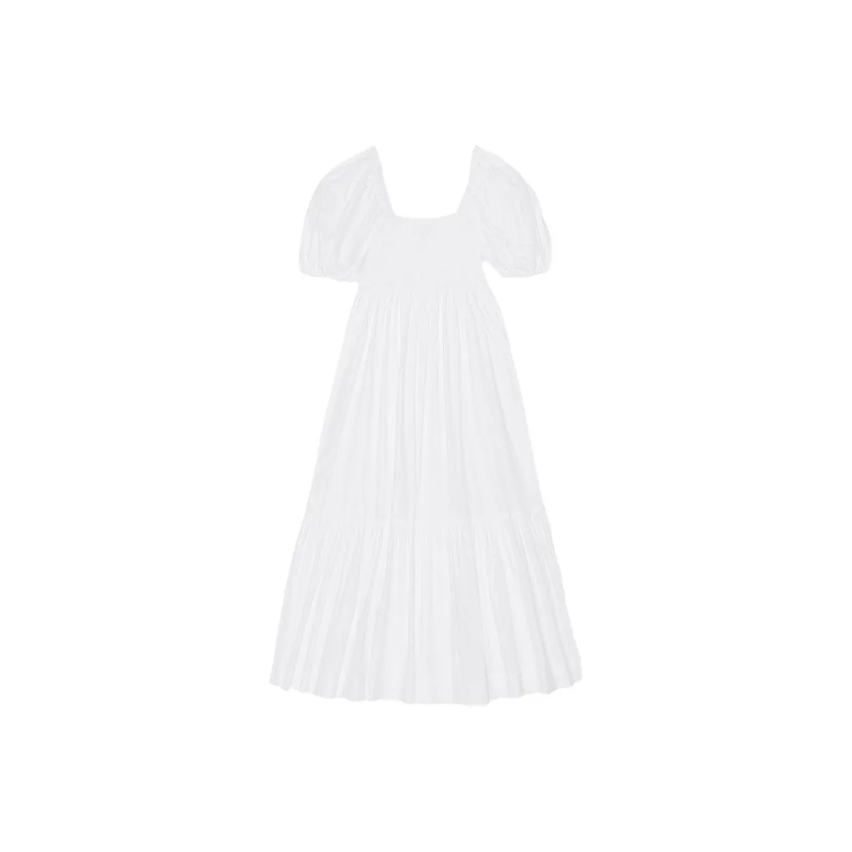 GANNI Poplin Smock Maxi Dress