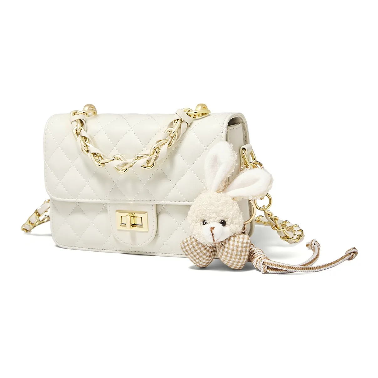 Safiya Синтетическая кожа Одно плечо Сумка Женская Белая Черная