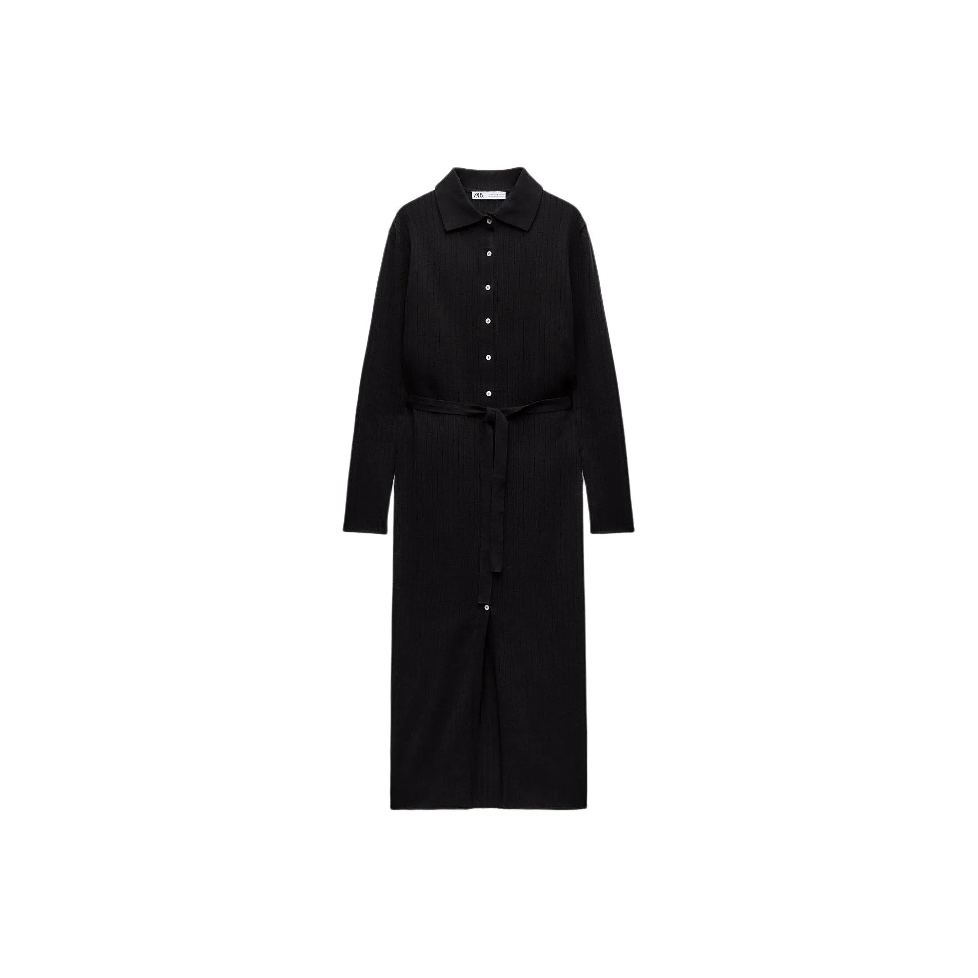 ZARA Long Sleeved Dress Women's Black