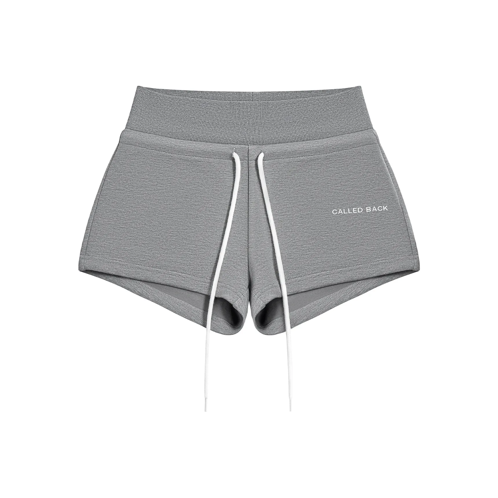 CALLED BACK Повседневные шорты Женские Серые