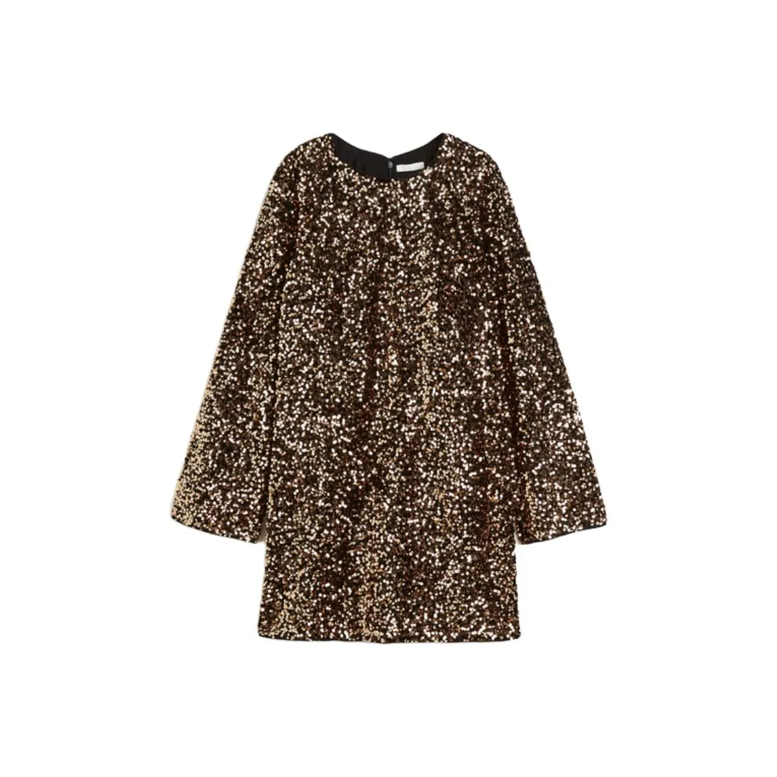 H&M Long Sleeved Dress Women's Bronze