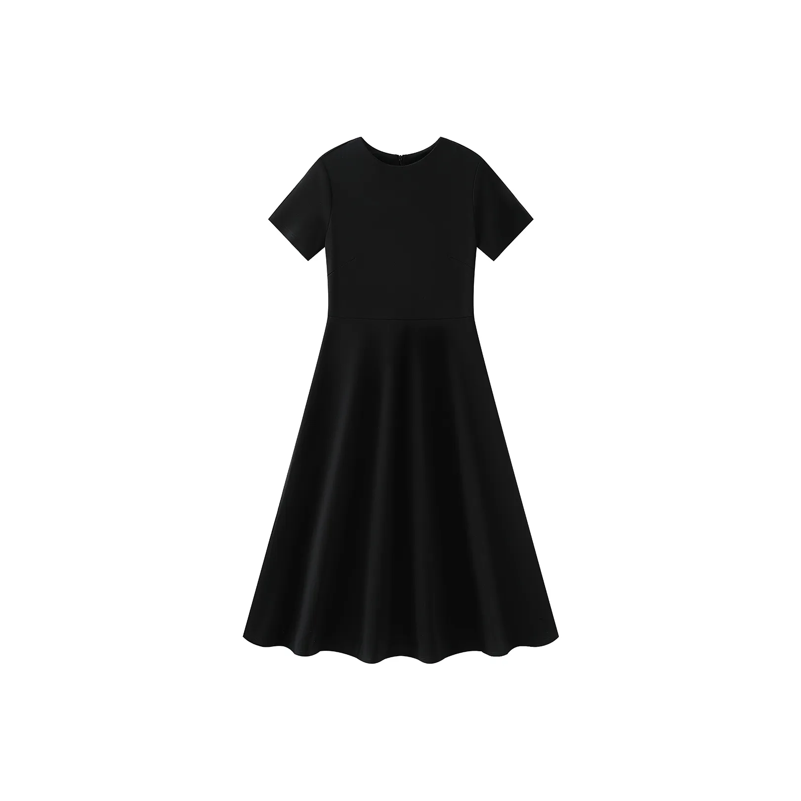 Jonah Anda Короткий рукав Платье Женское Черное