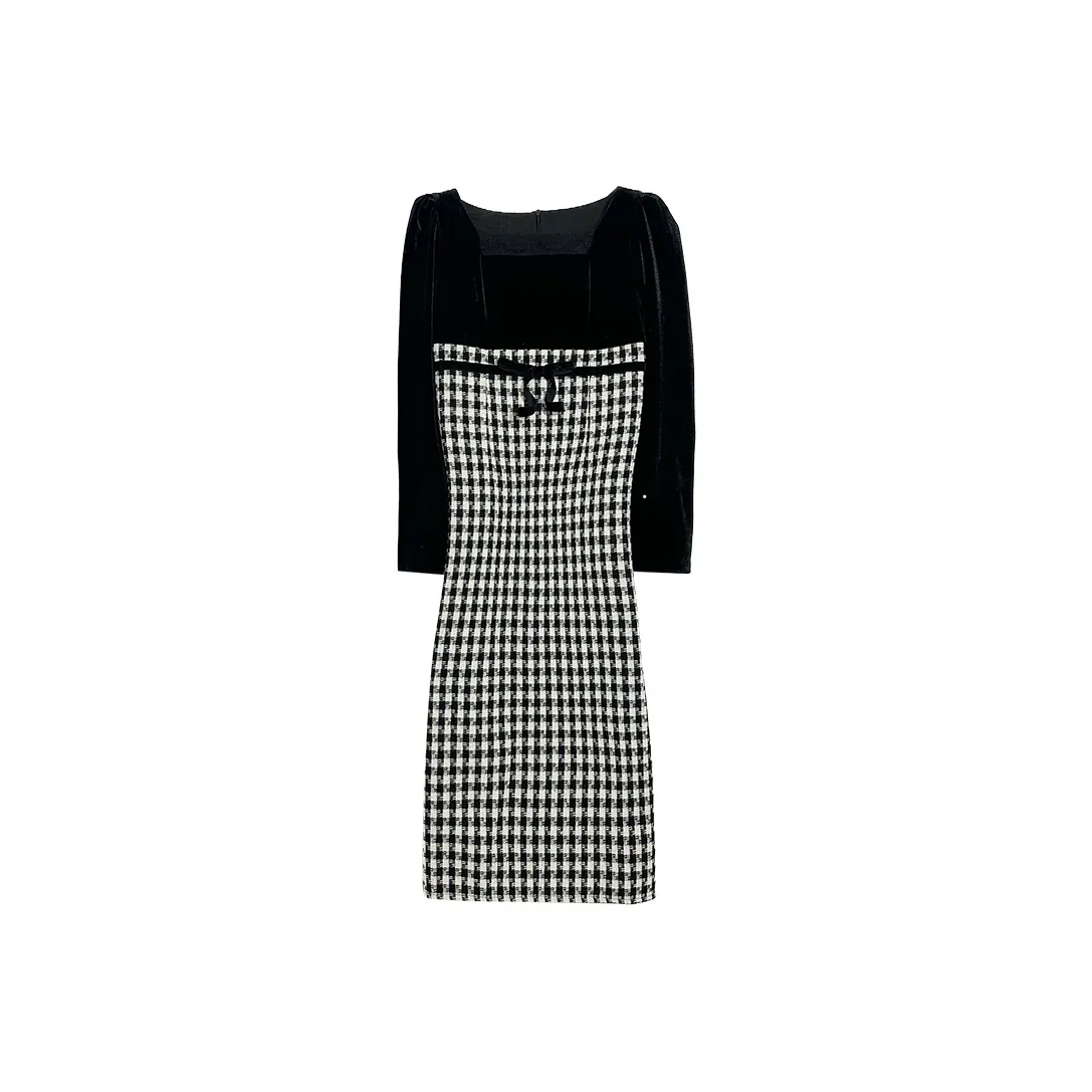 Icicofficial Long Sleeved Dresses Women's Black