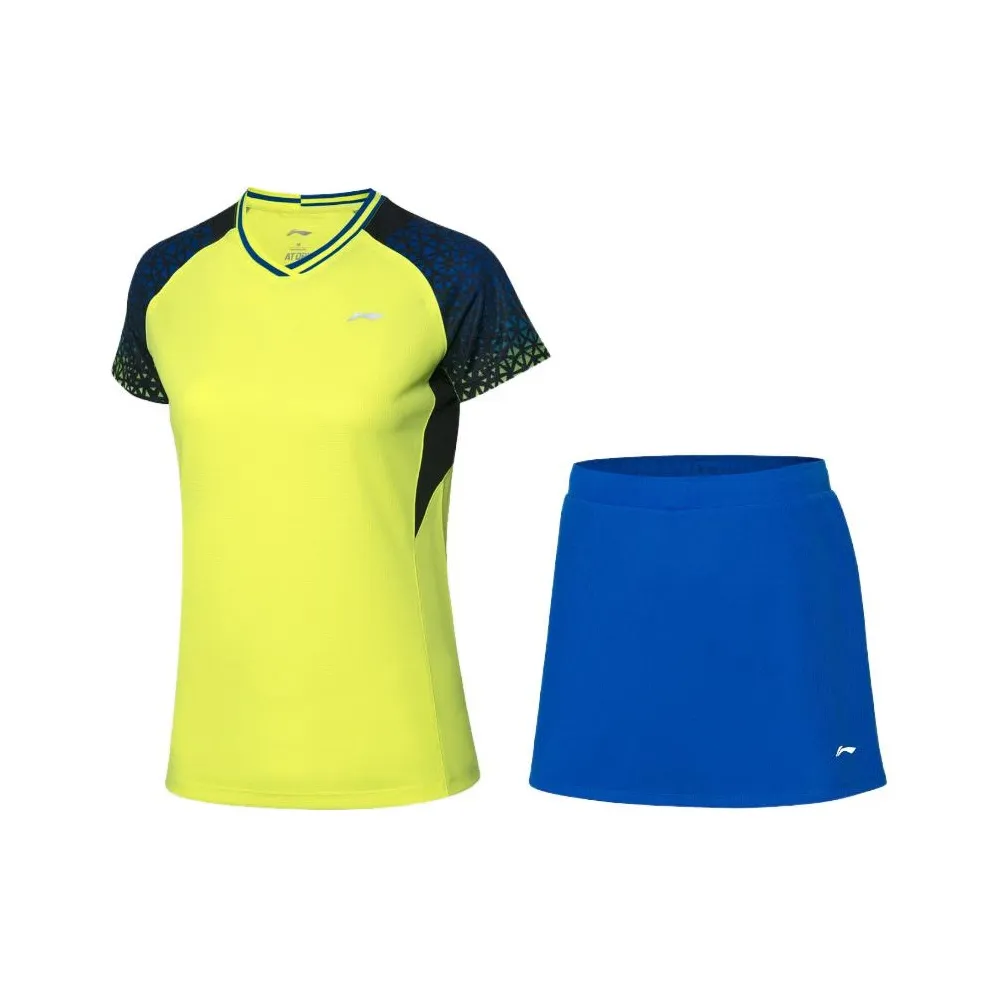 Подкладка Badminton Series Комплект Юбка Женская Неоновый Зеленый Синий