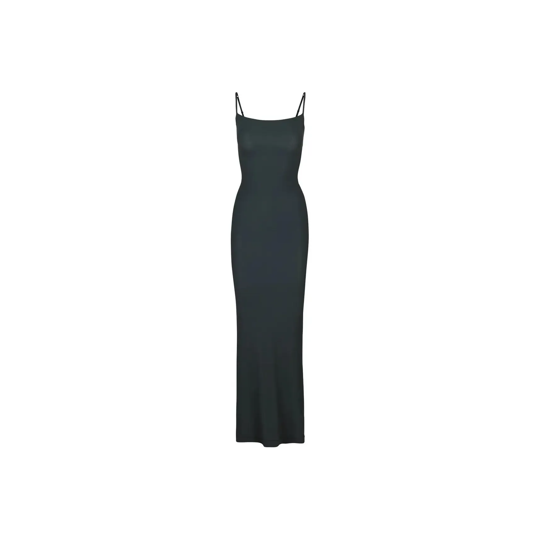 SKIMS Мягкий LOUNGE Длинное платье-комбинация Slipdress Slip Платье Женское Cypress