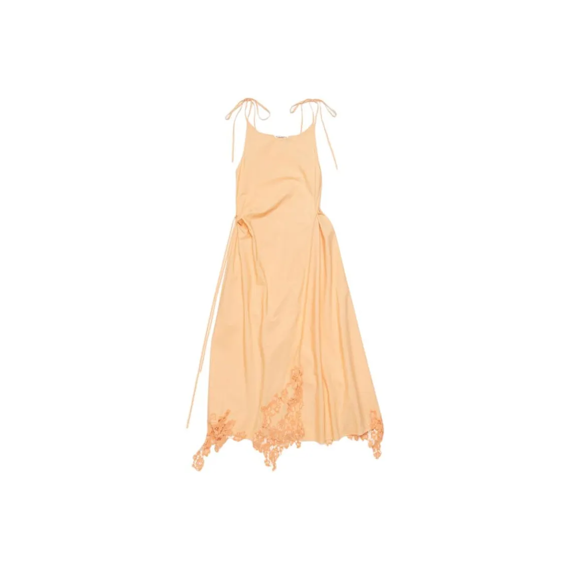 Acne Studios FW24 Slip Dress Women's Light Orange