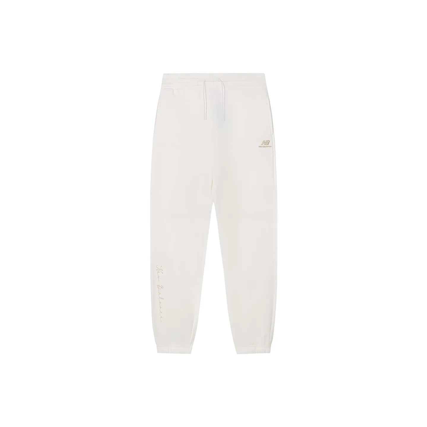New Balance совместный бренд Вязаные тренировочные штаны Женские Белые