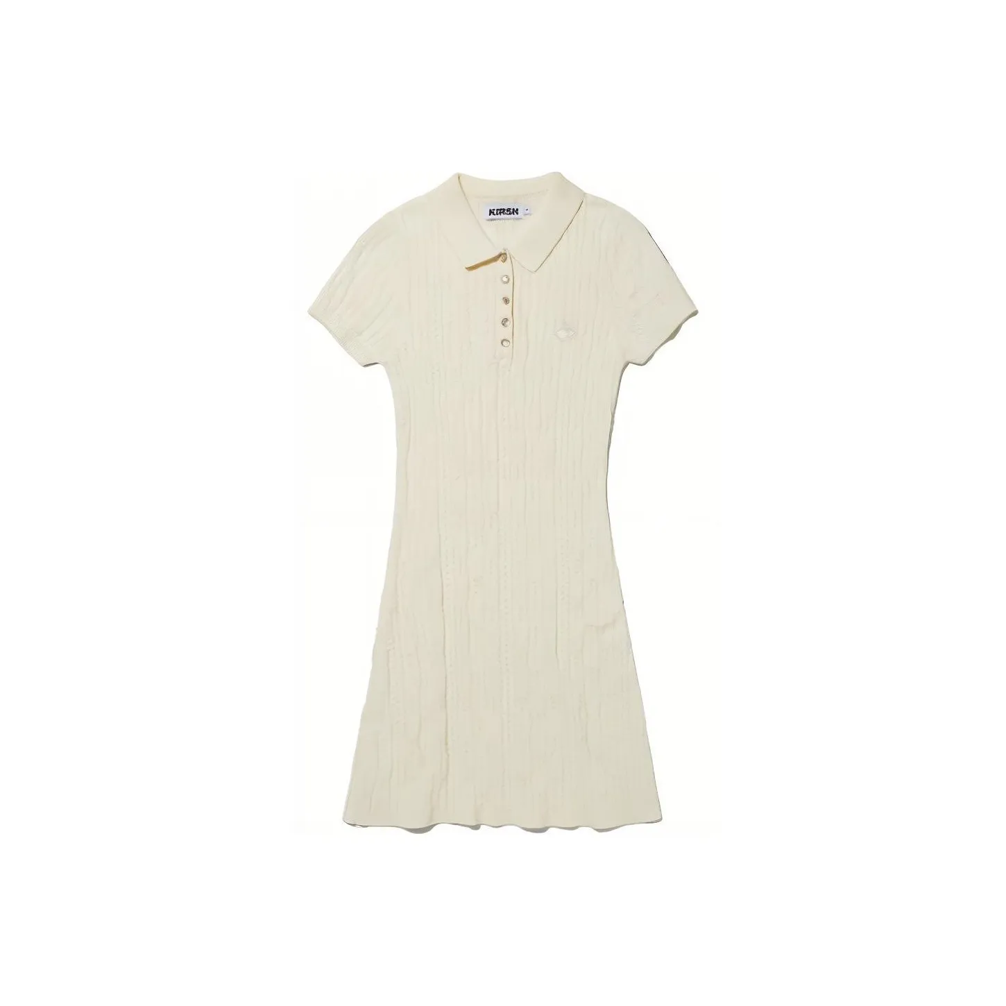 KIRSH Короткий рукав Платье Женское Айвори