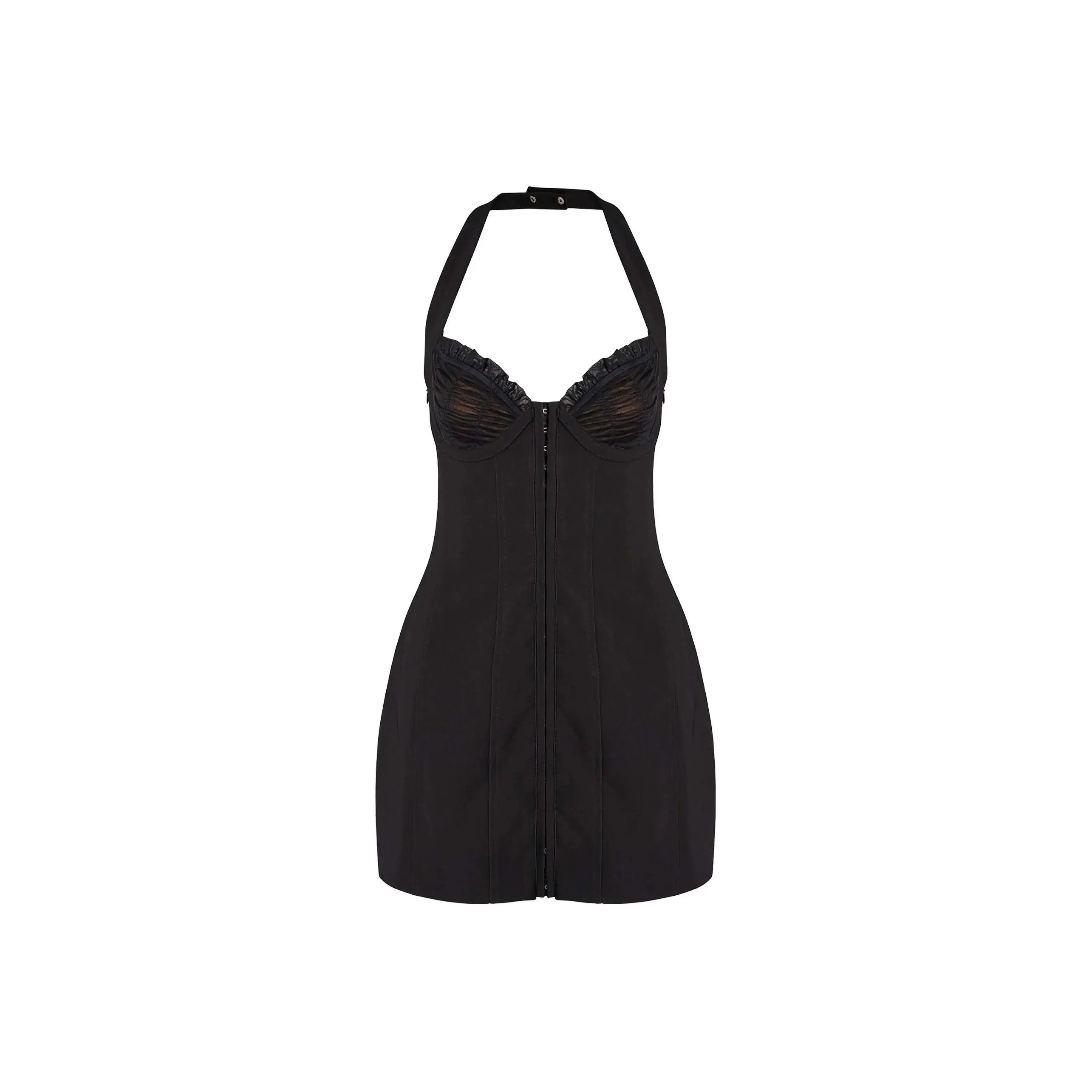 I.AM.GIA BRI Мини Платье Slip Платье Женское Черное