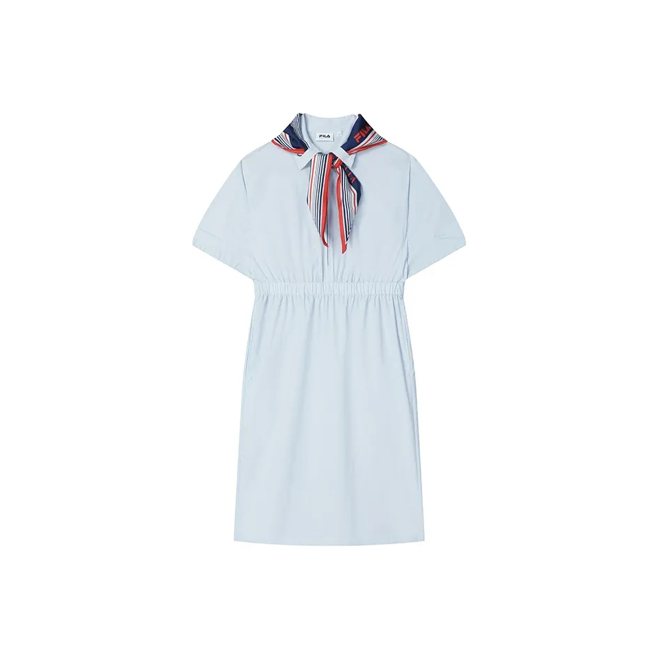FILA Short Sleeved Dresses Women's Floating Blue