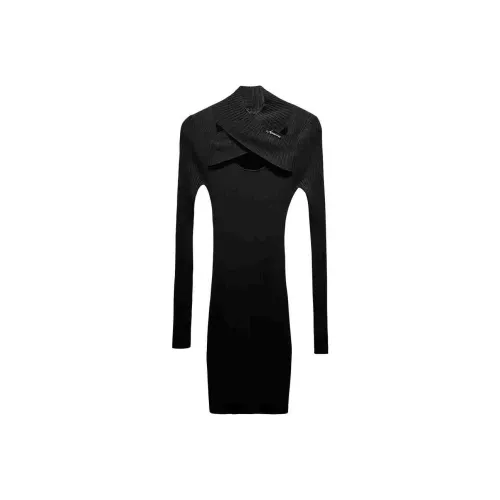 annakiki Black Женские Длинные Рукава Платья