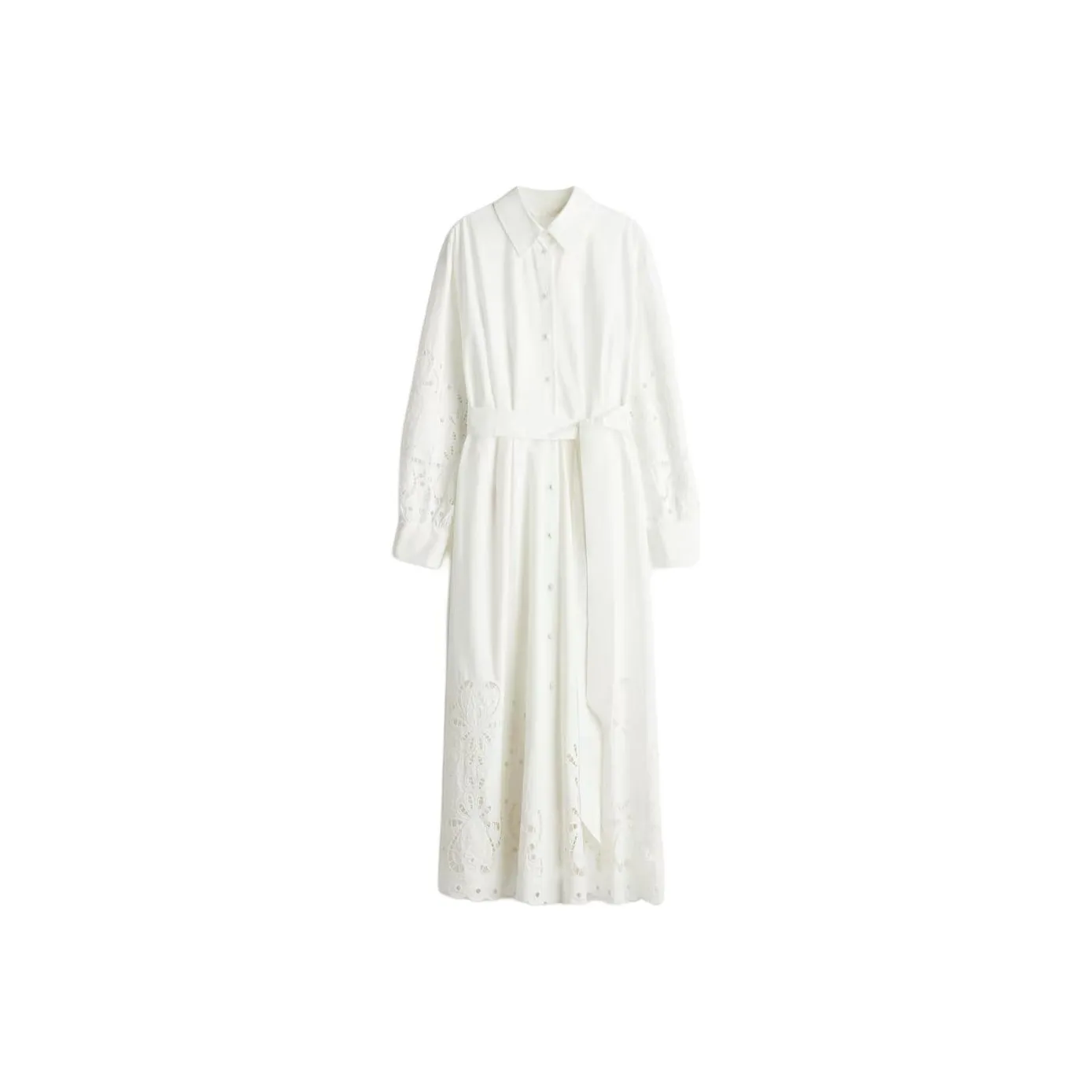 H&M Long Sleeved Dresses Women's White
