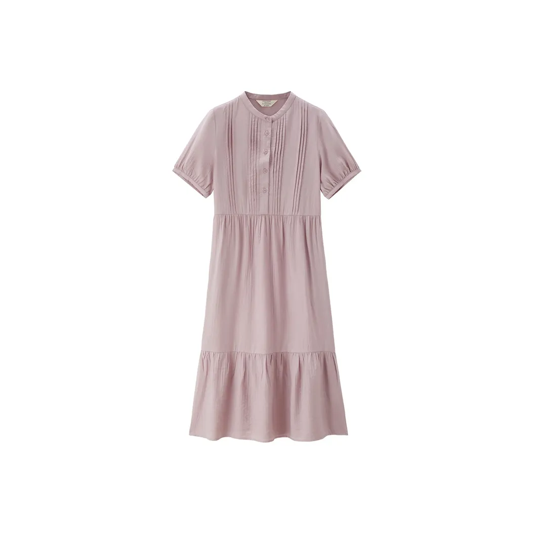 Giordano Короткий рукав Платье Женское