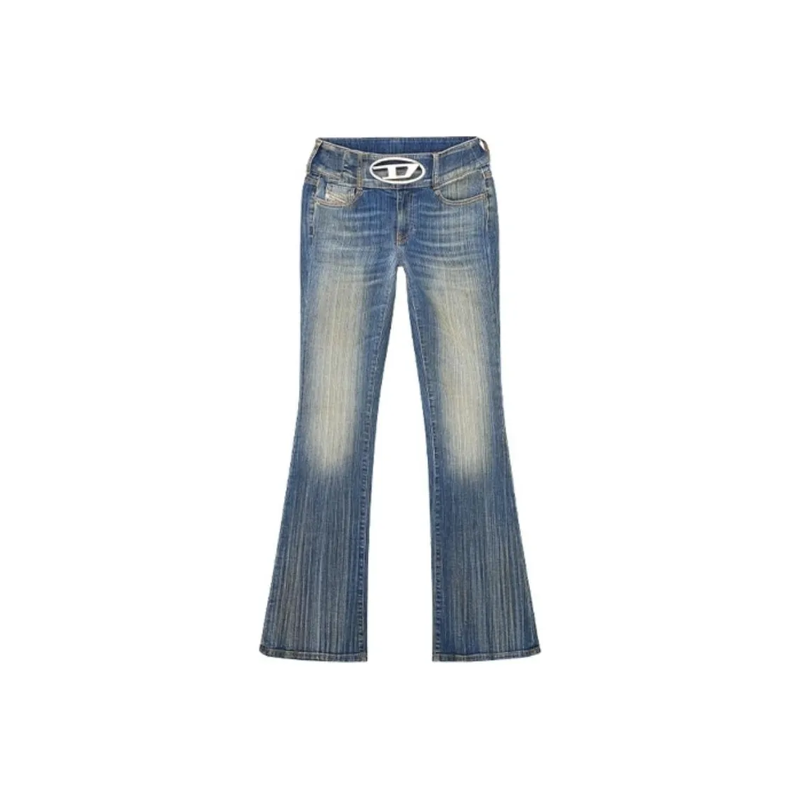 DIESEL D Propol 0cbcx Mid Rise Flared Jeans