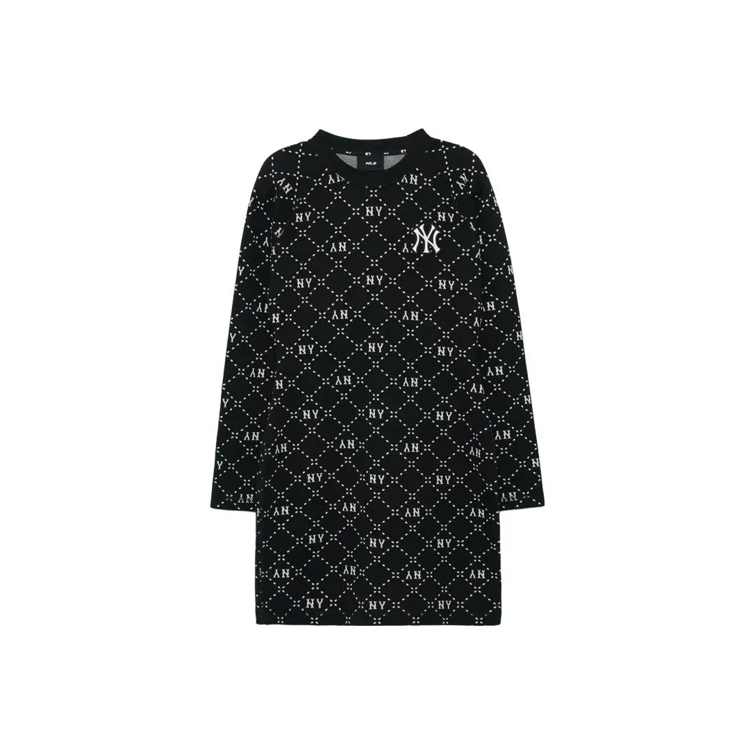 MLB SS23 Long Sleeved Dresses Women's Black