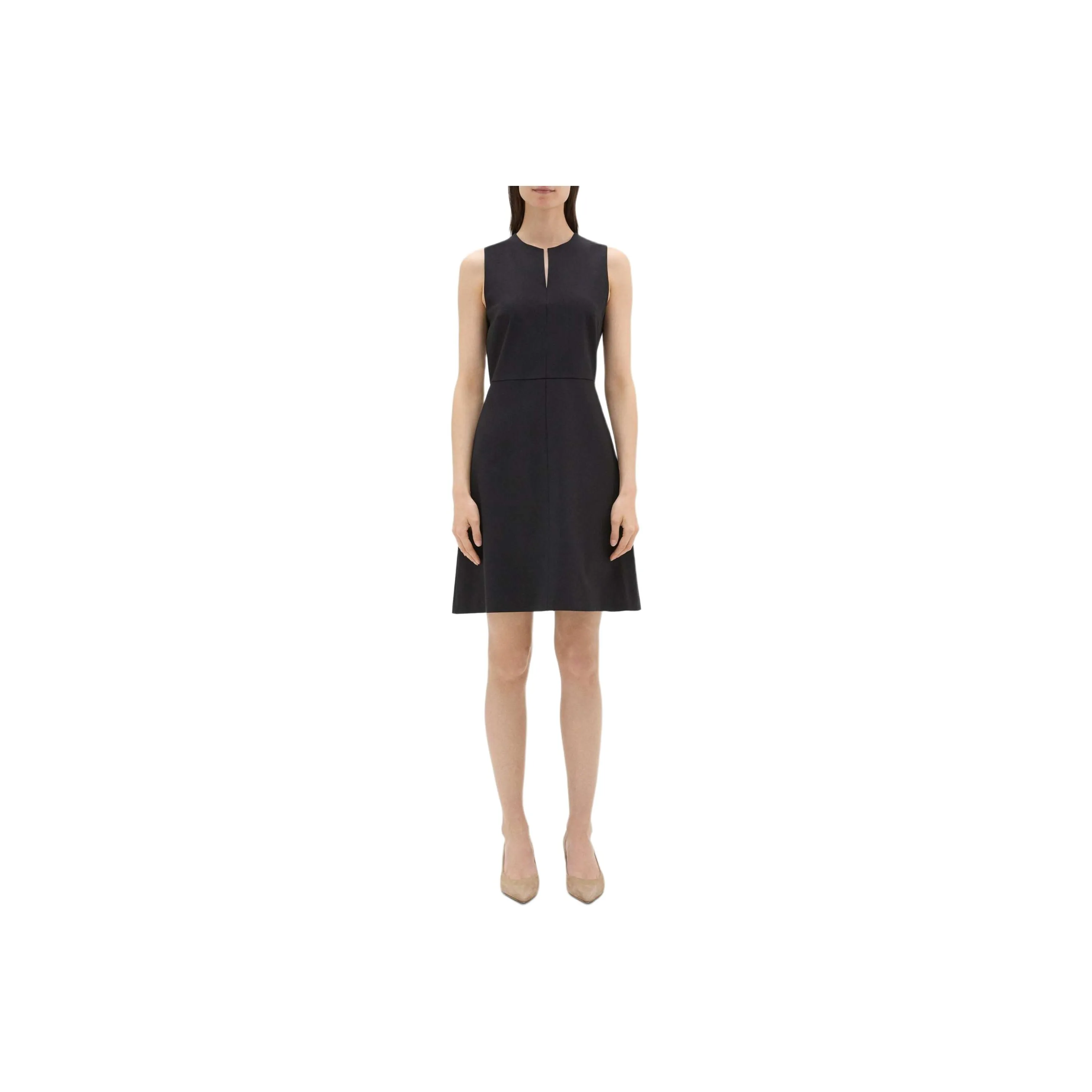 THEORY Sleeveless Dress Women's Black