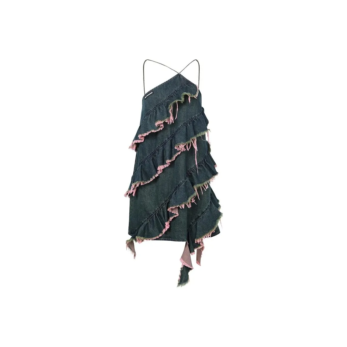 JAC FLEURANT Юбка-платье Женское Синие Розовые