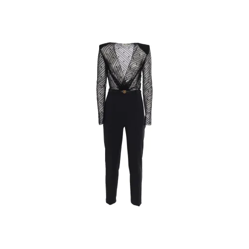 Elisabetta Franchi Черные Женские Комбинезоны