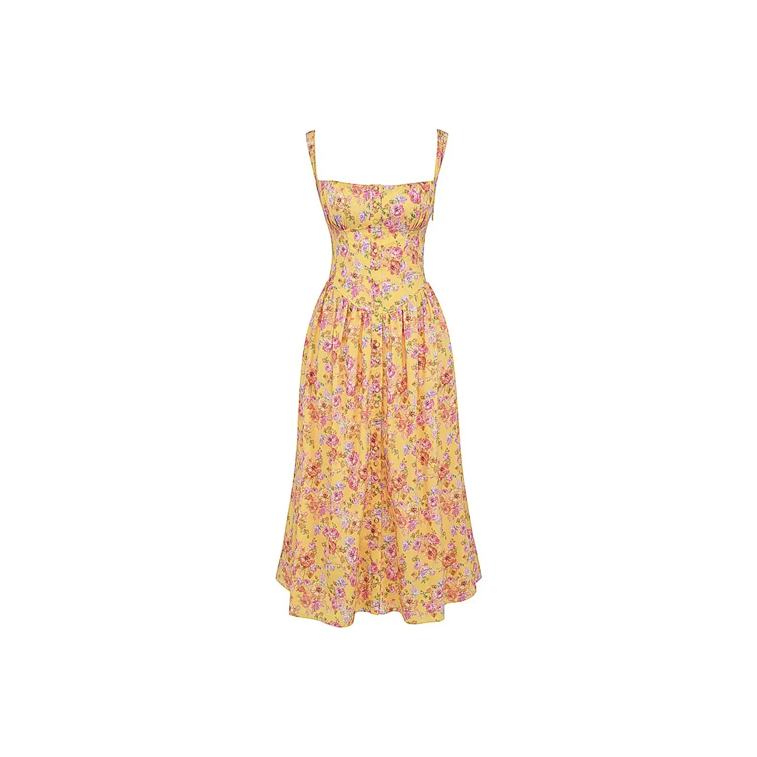 HOUSE OF CB Slip Dress Women's Yellow