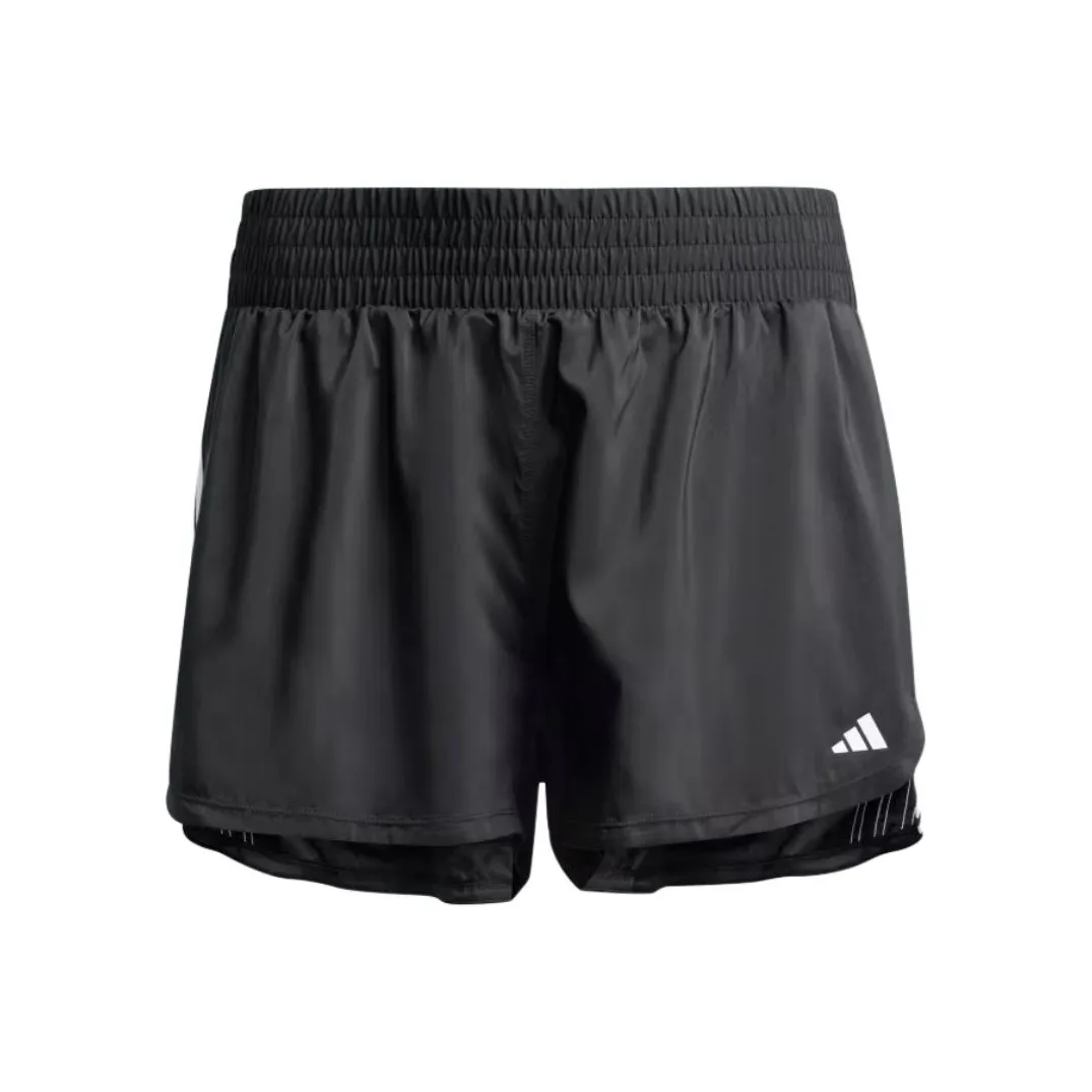 Adidas Free Shipping With AdiClub Pacer Training 3-Stripes Woven High-Rise 4.5-Inch shorts Plus Size