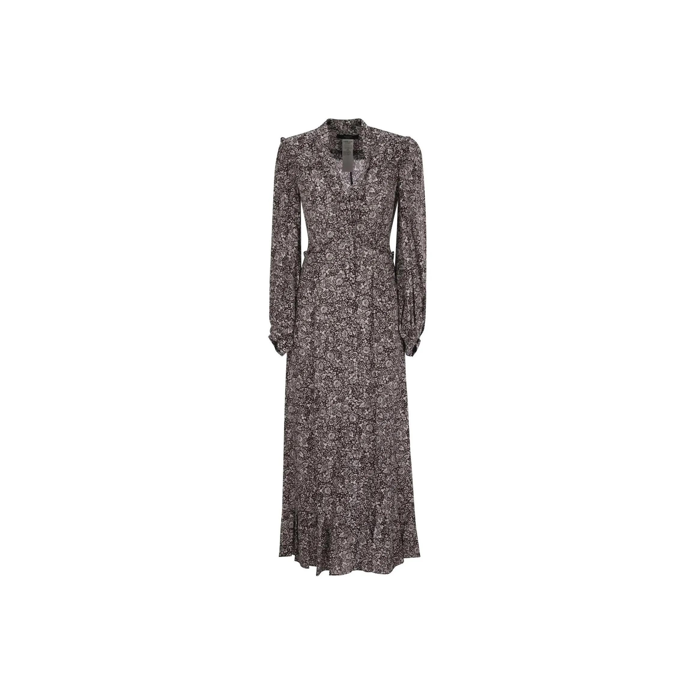 Weekend Max Mara All Over Patterned Long Sleeved Dress