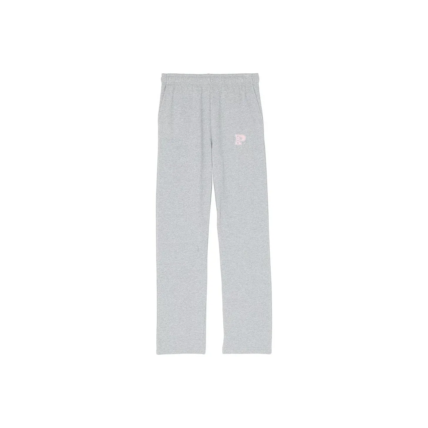 Victoria's Secret PINK Ivy Fleece Straight Leg Sweatpants/MHG Knitted Sweatpants Women's Medium Gray