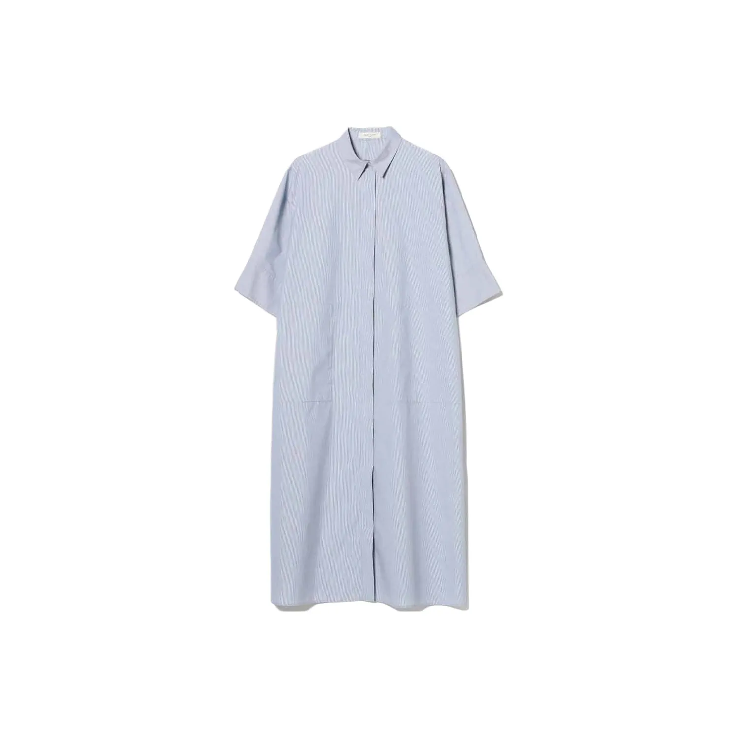 Beams Demi Luxe Long Sleeved Dress Women's Saxophone Stripes
