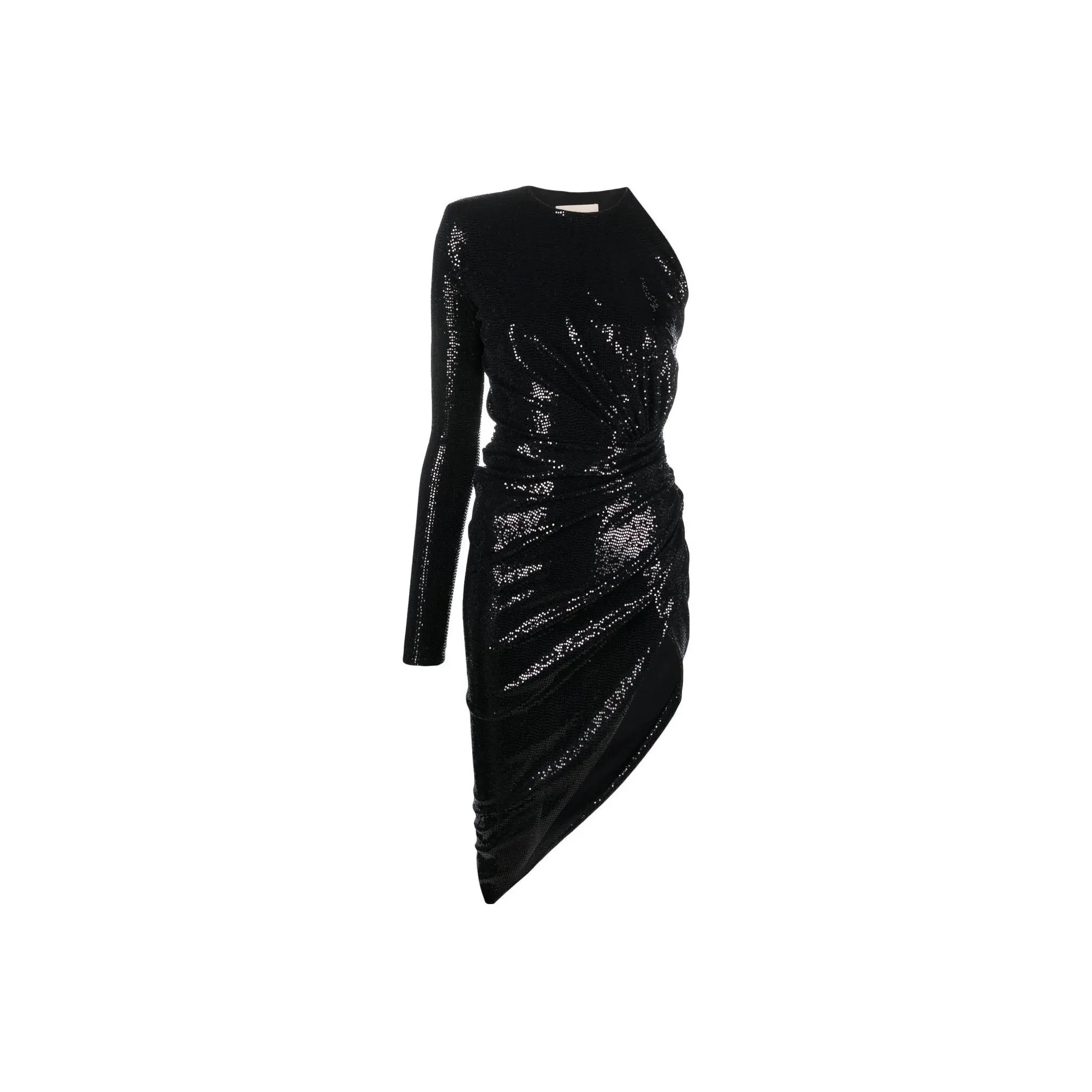 Alexandre Vauthier Embellished One Shoulder Asymmetric Dress
