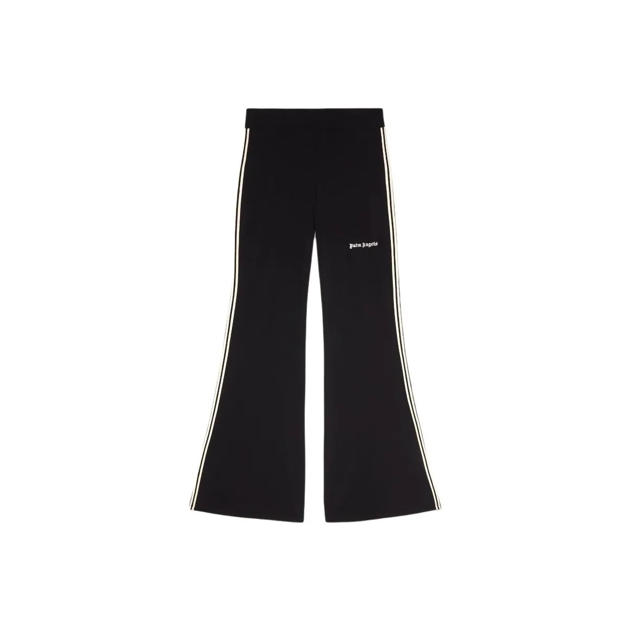 PALM ANGELS Logo Embroidered Flared Trousers