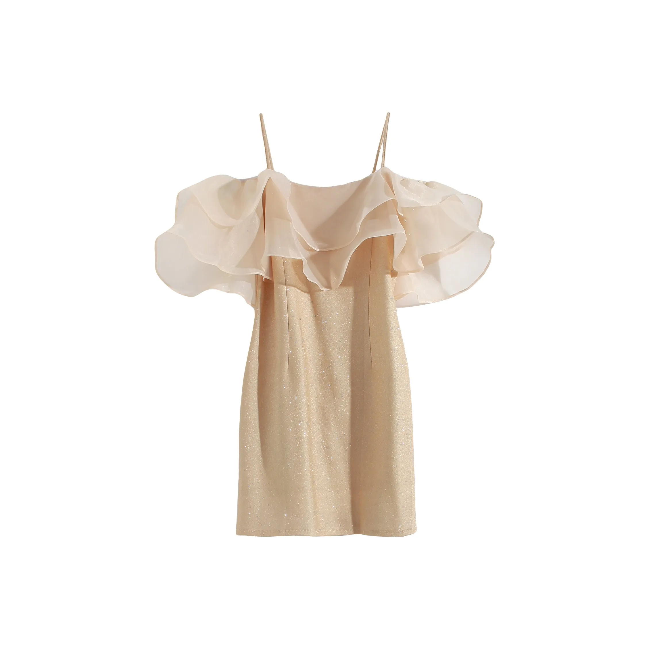 CPAURA Платье-комбинация Женское Шампанское