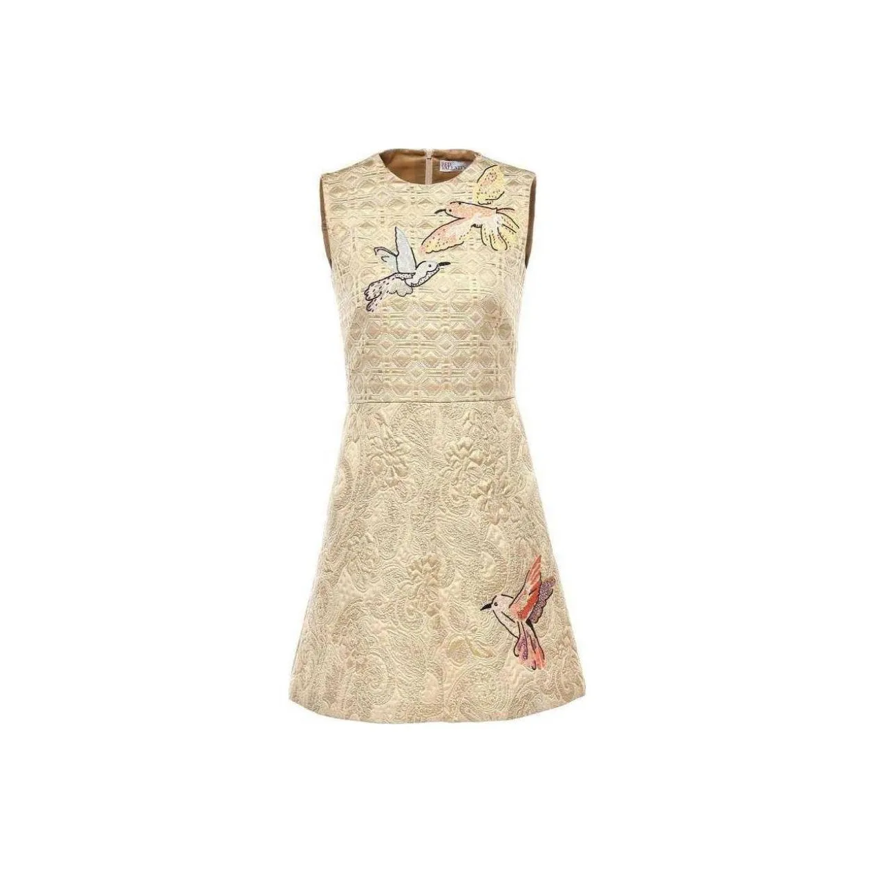 RED VALENTINO SS24 Sleeveless Dress Women's Yellow