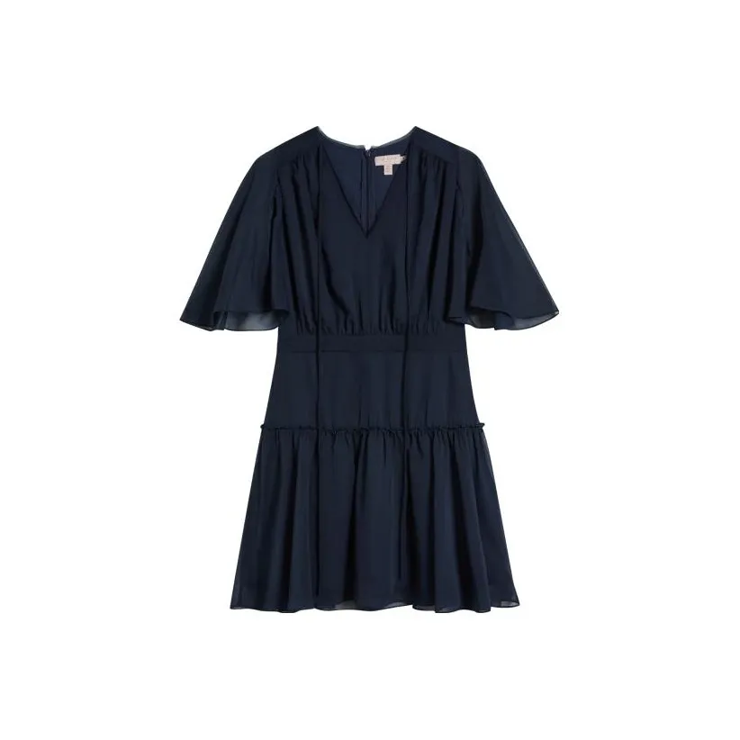 Ted Baker Short-Sleeved Dresses Women's Dark Blue