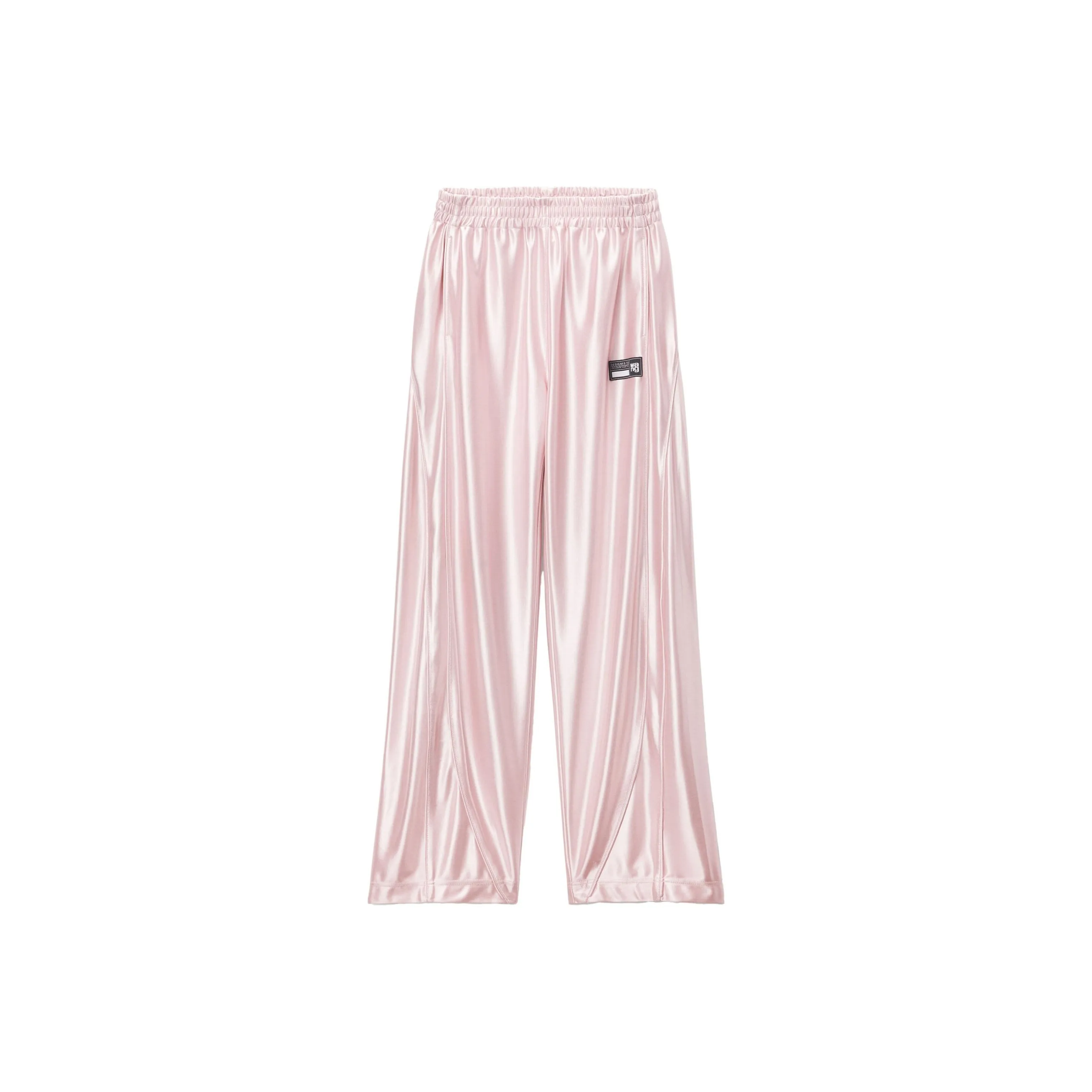 Alexander Wang SS24 Knitted Sports Pants Women's Light Pink