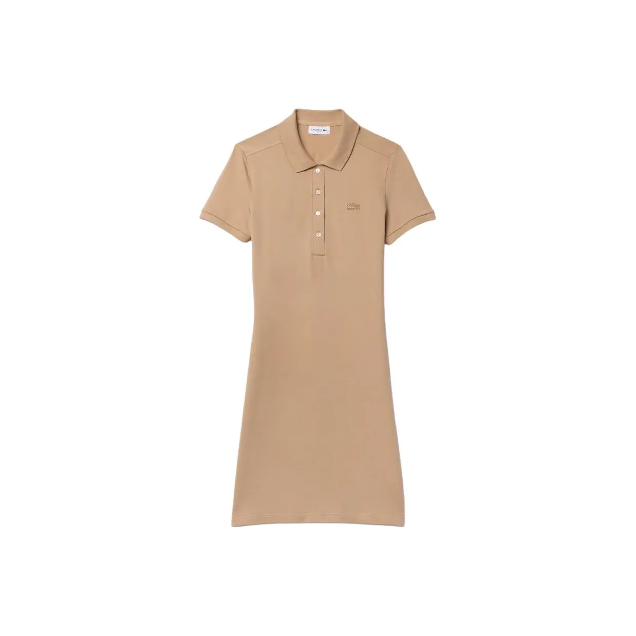 LACOSTE Logo embroidered Polo Dress