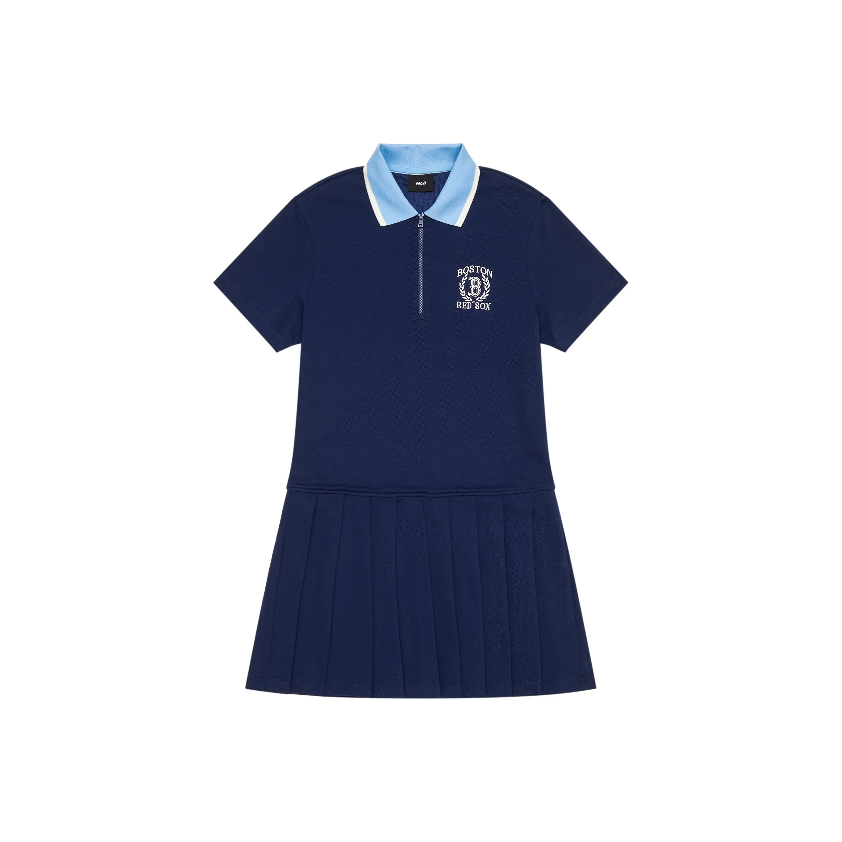 MLB College Style Series SS24 Short Sleeved Dress Women's Dark Blue