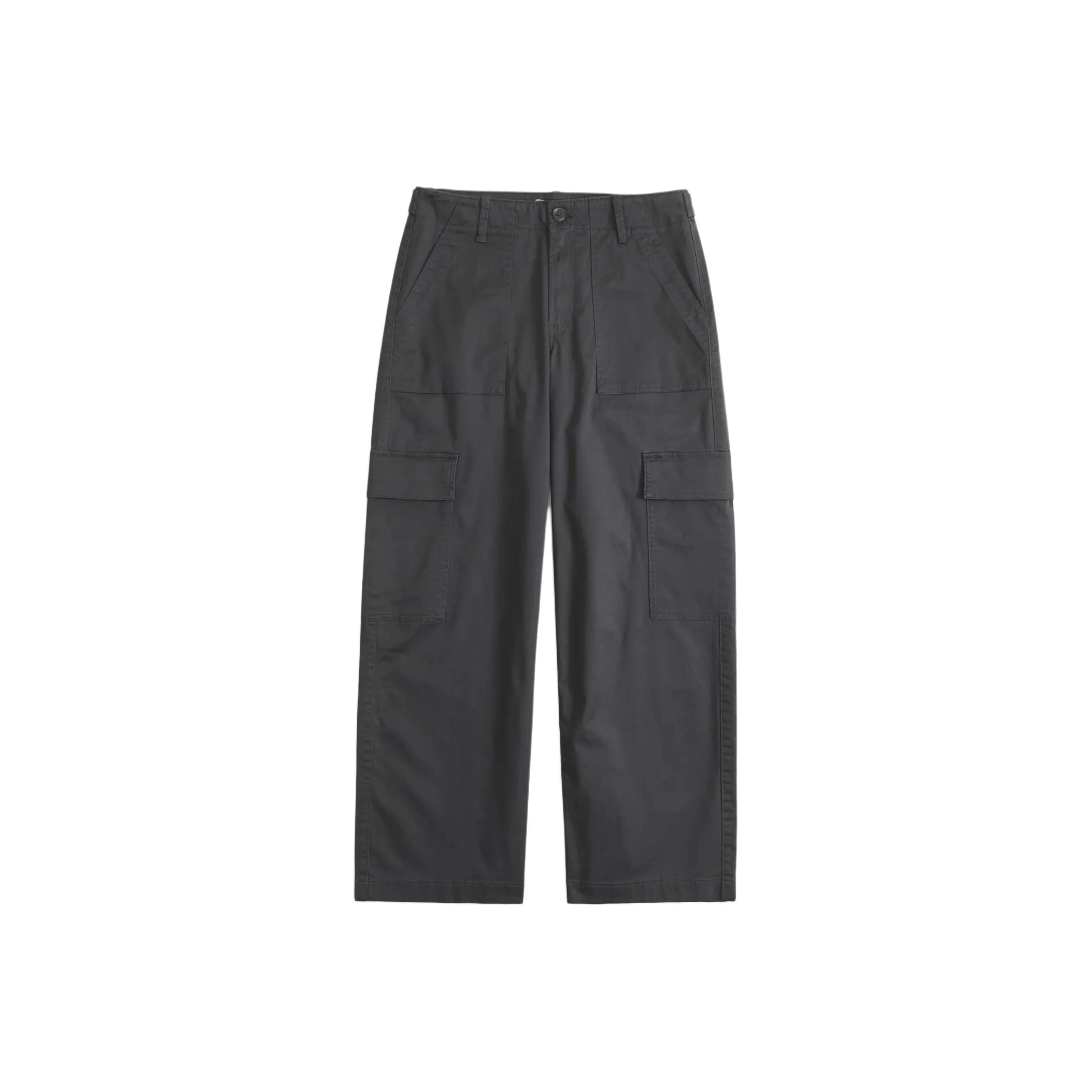 Abercrombie＆Fitch Карго Брюки Женские Темно-Серый