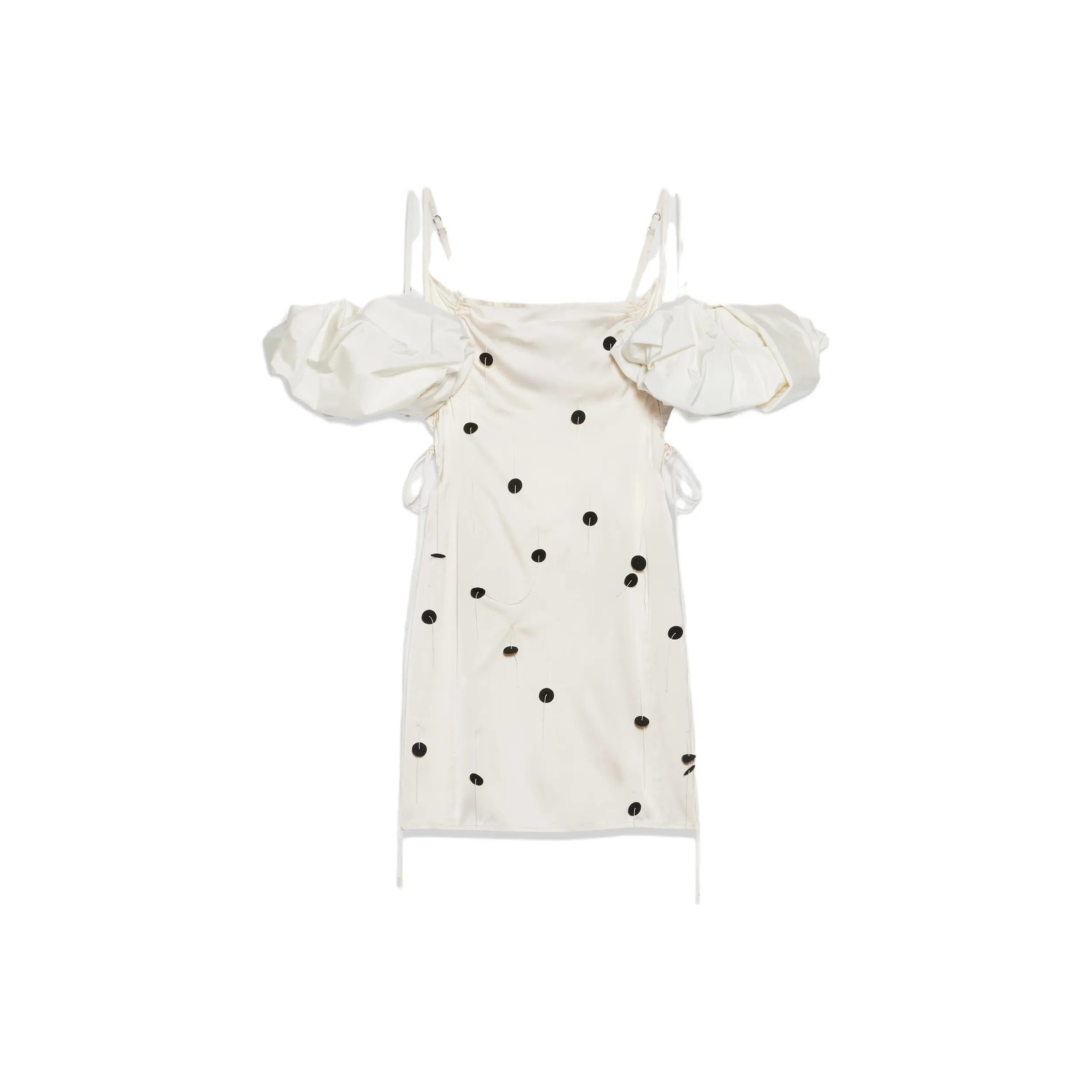 Jacquemus Puffed Sleeve Mini Dress