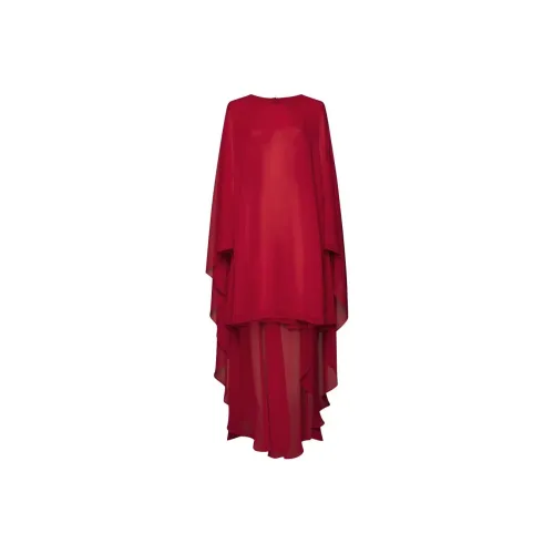 Talbot Runhof Red Женские Длинные Рукава Платья