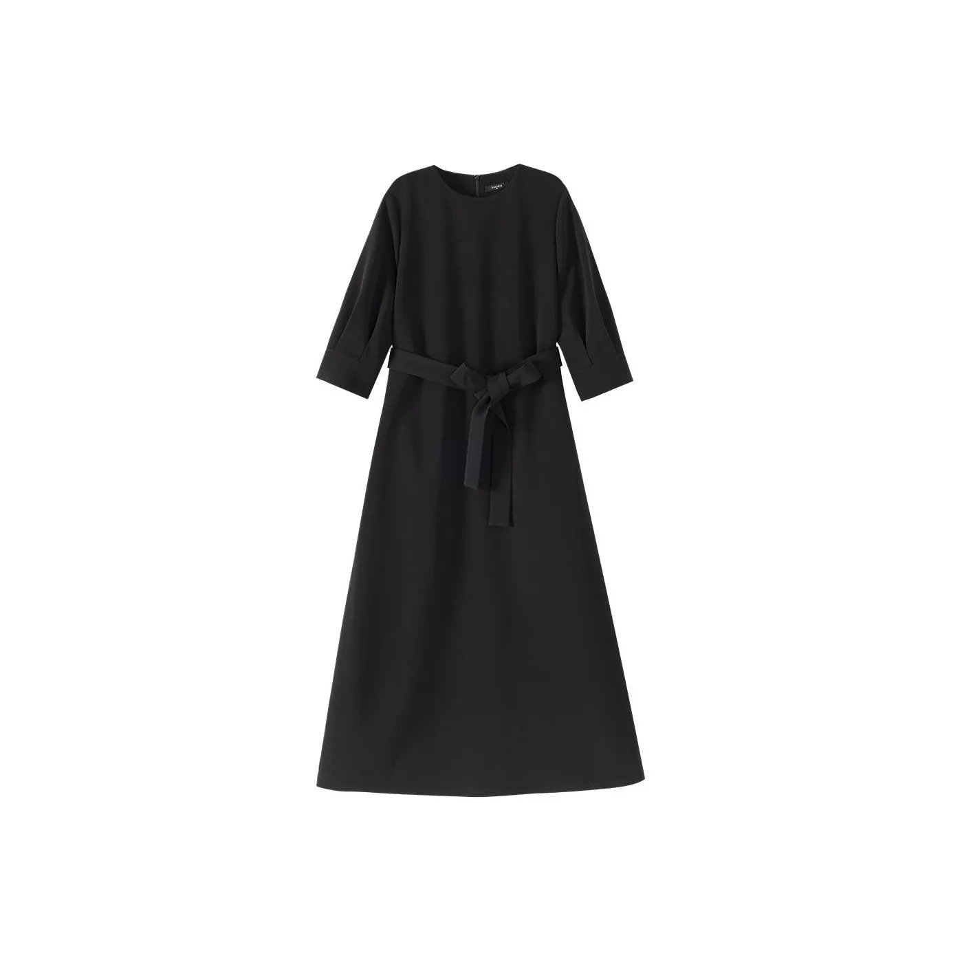 Hacikis Короткий рукав Платье Женское Santorini Черный