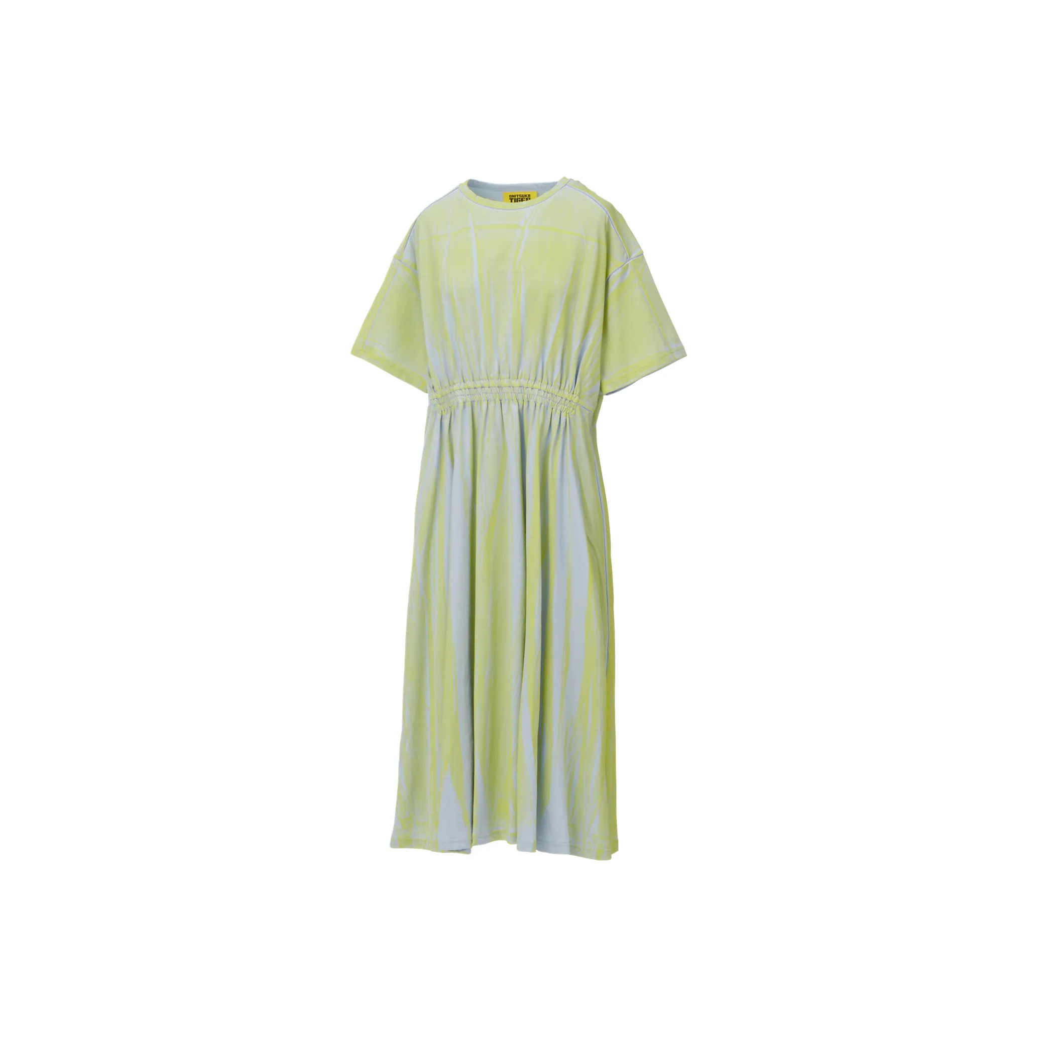 Onitsuka Tiger PRINTED SS25 Short Sleeved Dresses Women's Light Blue/Yellow