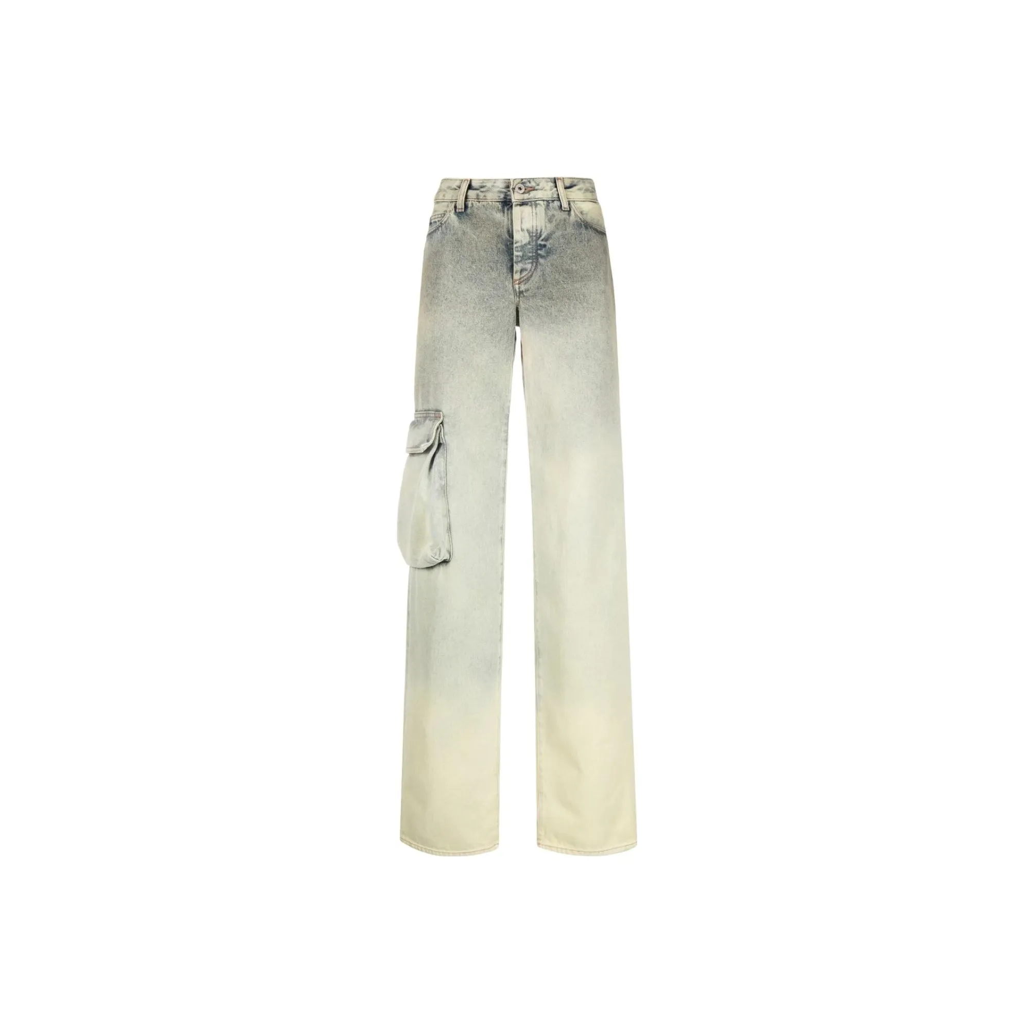 OFF WHITE Toybox Laundry Wide leg Jeans
