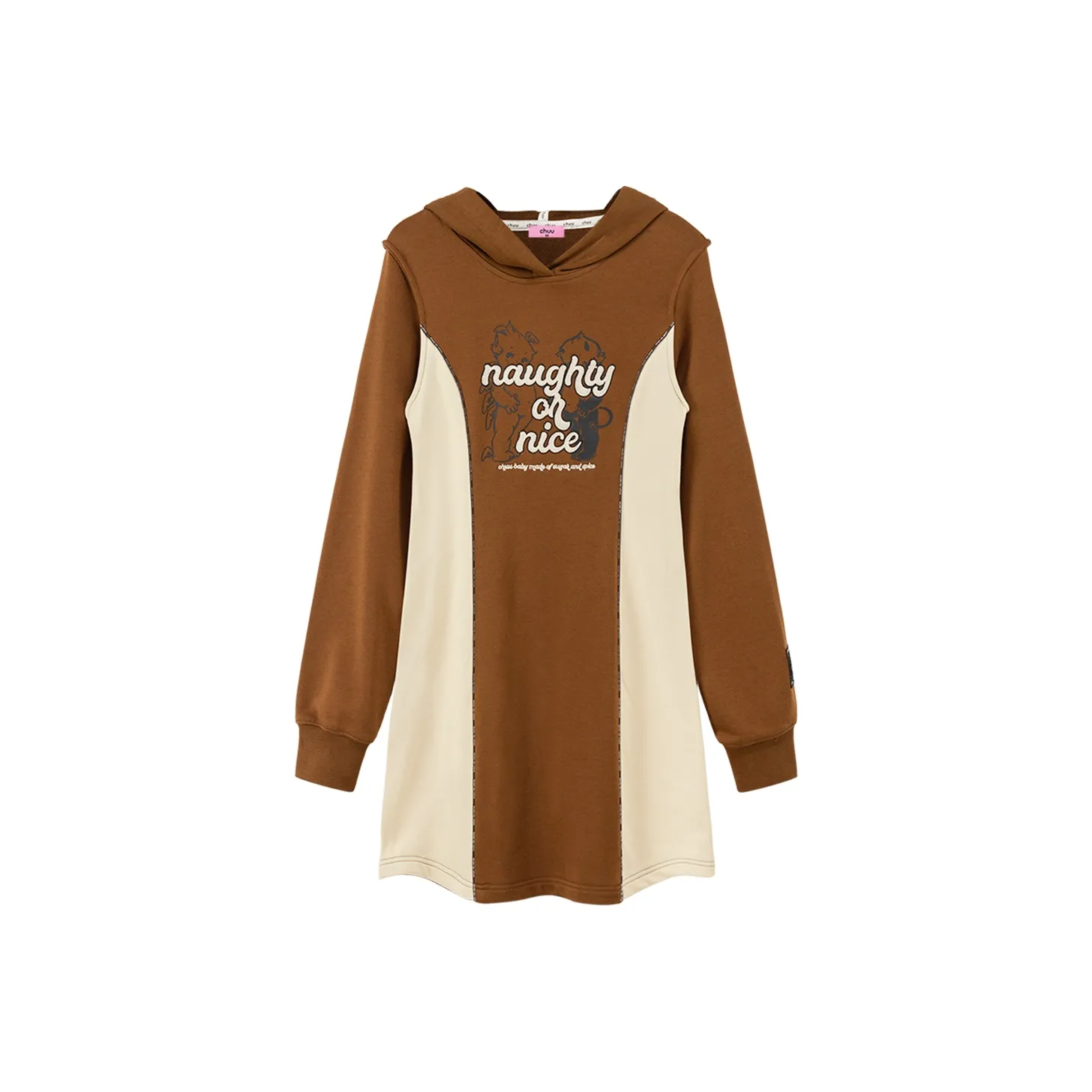 CHUU Женские Длинные Платья с Рукавами