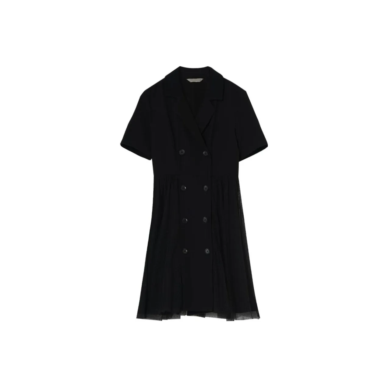 Gui'er Black Женские Короткие Платья с Рукавами