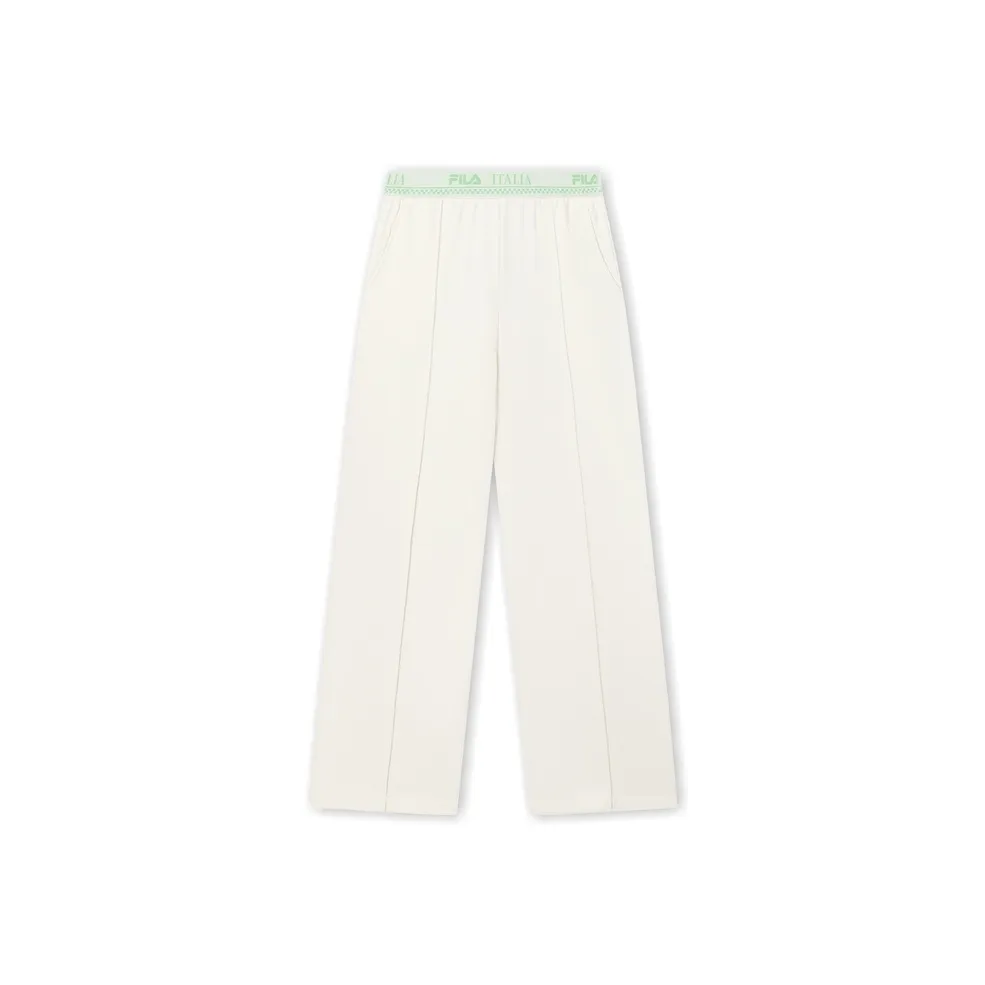 FILA Knitted Sweatpants Women's Cream White