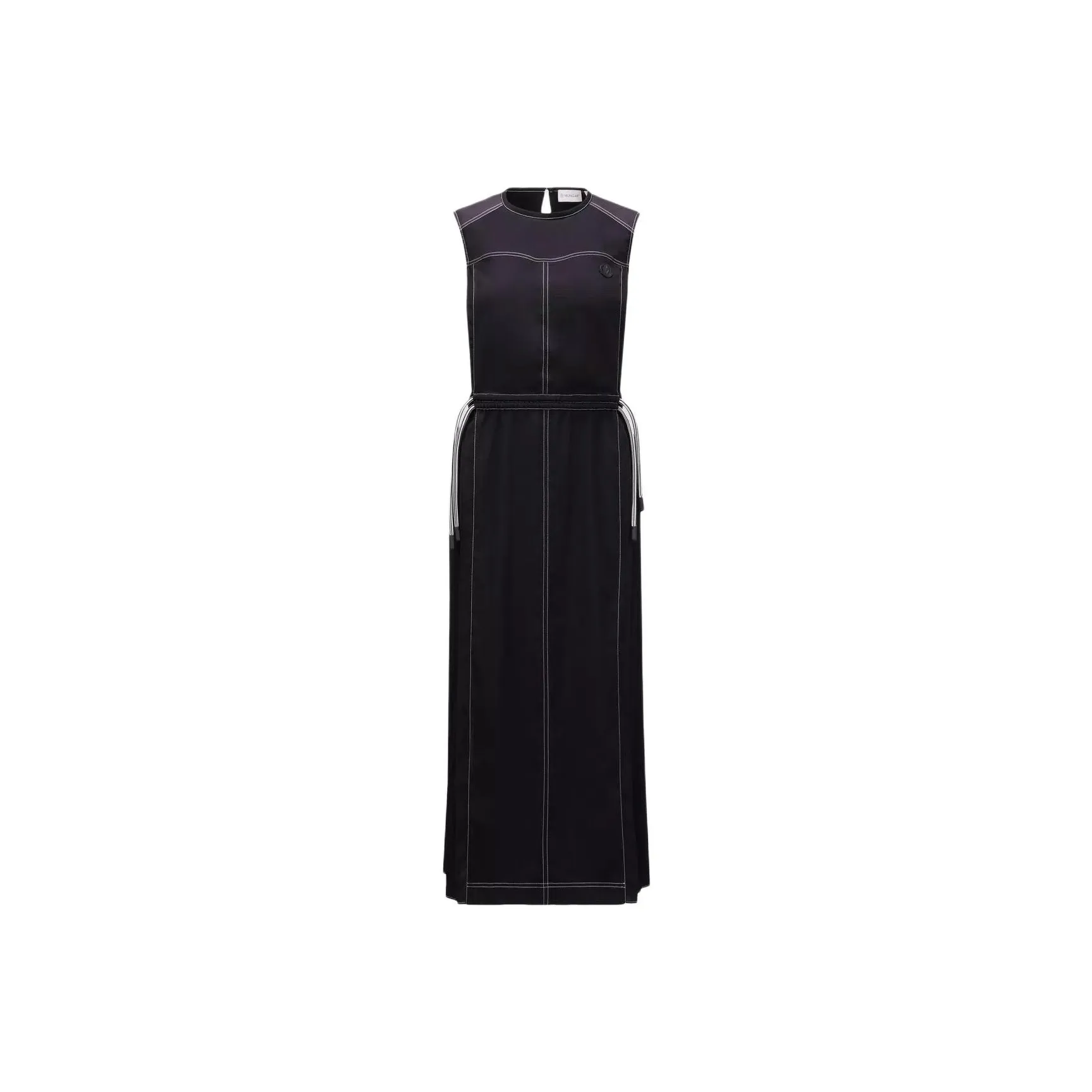 Moncler Logo patch Pleated Midi Dress